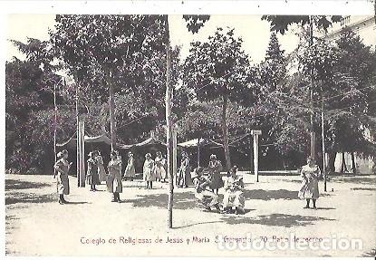 Postais: ANTIGUA POSTAL COLEGIO DE RELIGIOSAS DE JESUS Y MARIA S GERVASIO 70 PATIO DE RECREO A TOLDRA VIAZO