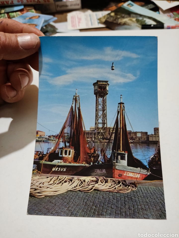 Postales: Postal Barcelona puerto - Foto 1