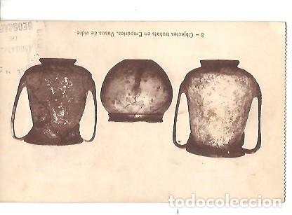 Postkarten: ANTIGUA POSTAL 8 OBJECTES TROBATS EN EMPURIES VASOS DE VIDRE