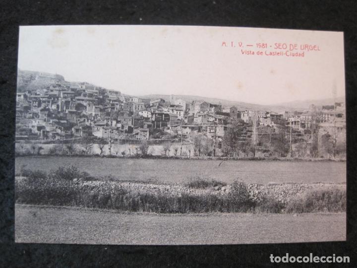 Postales: SEU D'URGELL-SEO DE URGEL-VISTA DE CASTELLCIUTAT-ATV-1981-A.T.V.-POSTAL ANTIGUA-(91.662)