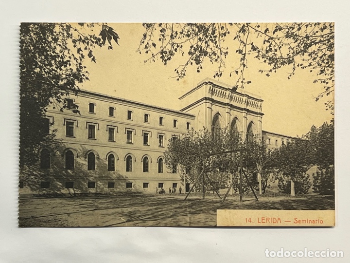 Postales: LERIDA Postal No.14, Seminario.. Edita Sol y Benet (h.1920?) S/C