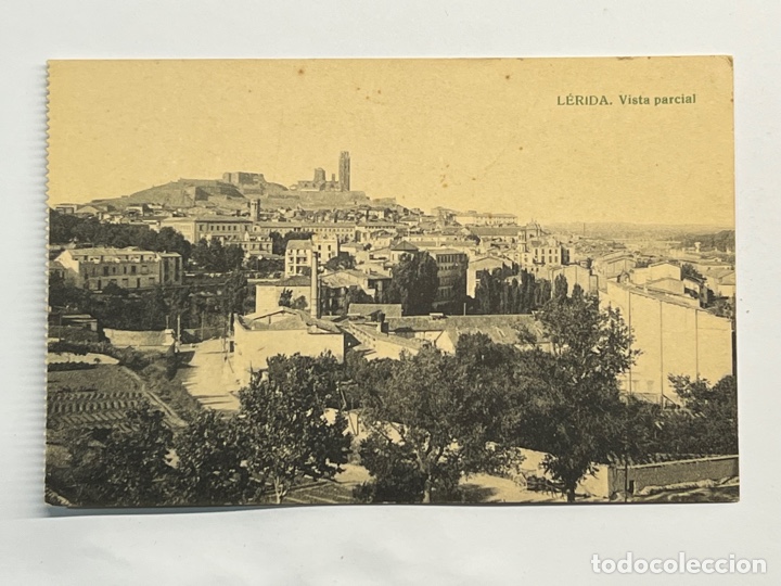 Postales: LERIDA. Postal antigua Vista Parcial. Edic. Librer&iacute;a Rosa Valls (h.1920?) S/C