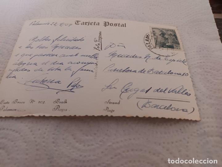 Postales: Postal de Palam&oacute;s, 1954. - Foto 2