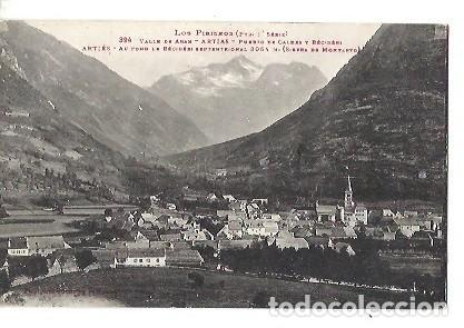 Postais: ANTIGUA POSTAL LOS PIRINEOS 394 VALLE DE ARAN ARTIAS PUERTO DE CALDAS Y BECIBERT