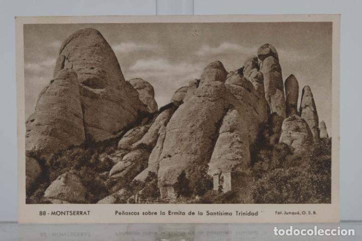 Cartoline: Tarjeta postal antigua Pe&ntilde;as os sobre la Ermita de la Sant&iacute;sima Trinidad