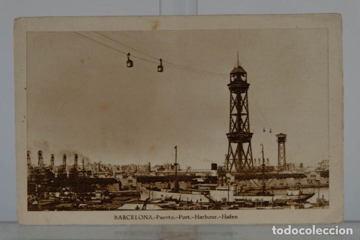 Postais: Tarjeta postal antigua Puerto de Barcelona