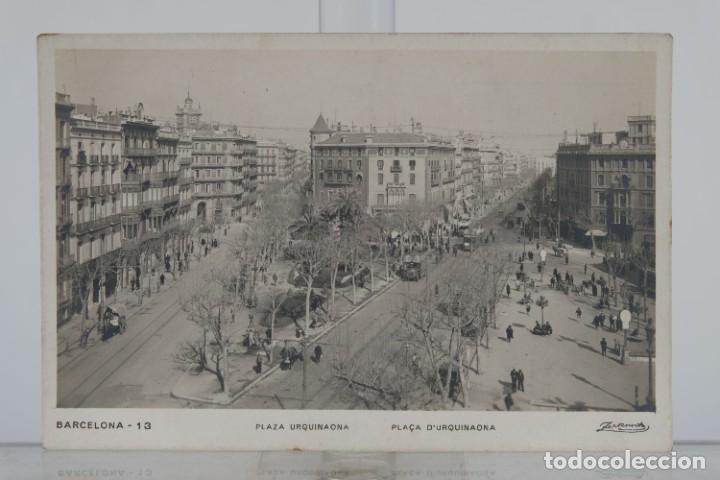 Postais: Tarjeta postal antigua Plaza Urquinaona