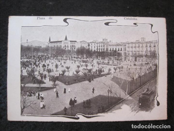 Postales: BARCELONA-PLA&Ccedil;A CATALUNYA-REVERSO SIN DIVIDIR-POSTAL ANTIGUA-(92.070)