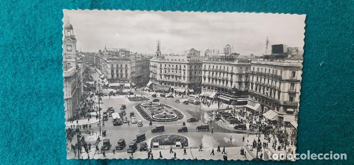 Postales: POSTAL MADRID (1954) PUERTA DEL SOL - Foto 1