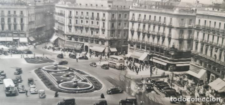 Postales: POSTAL MADRID (1954) PUERTA DEL SOL - Foto 2