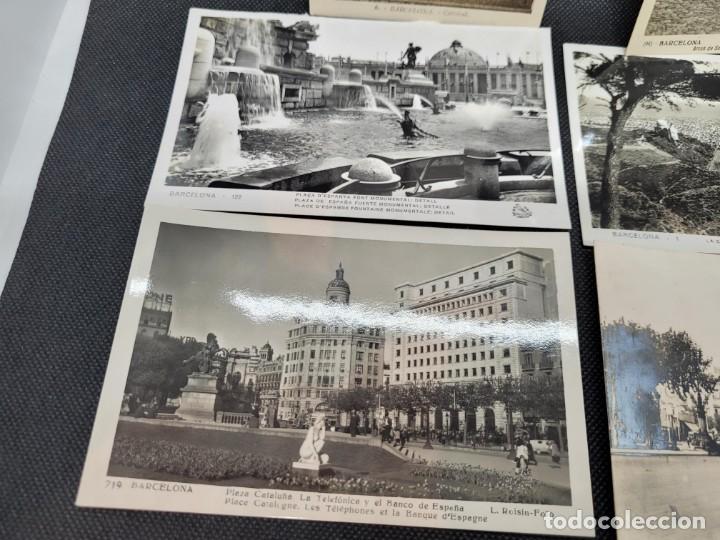 Postales: 8 postales antiguas de BARCELONA - Foto 3
