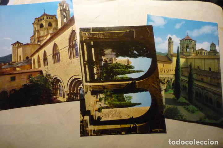 Postales: LOTE POSTALES MONASTERIO DE POBLET CM