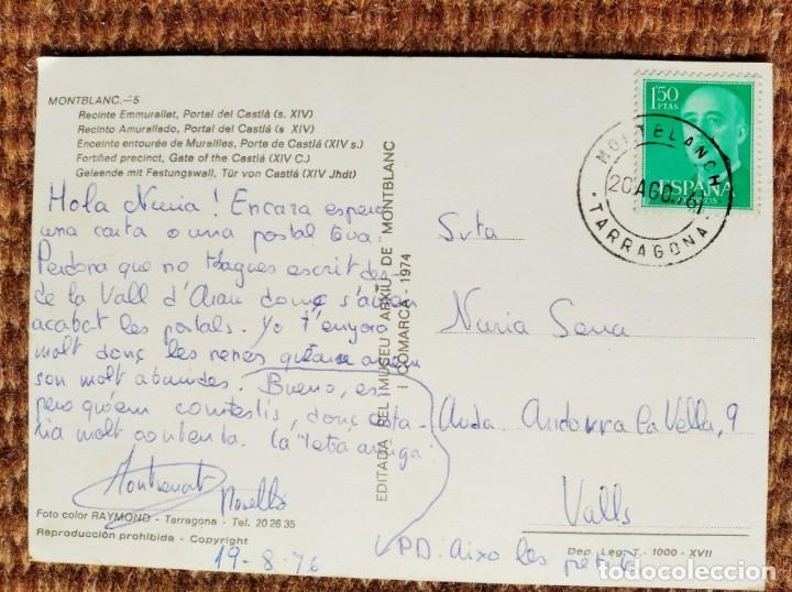 Postales: MONTBLANC - TARRAGONA - Foto 2