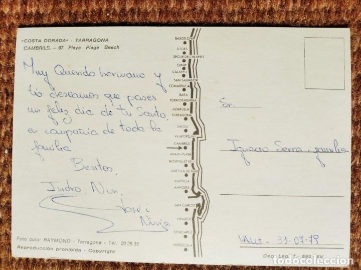 Postales: CAMBRILS - TARRAGONA - RAYMOND - Foto 2