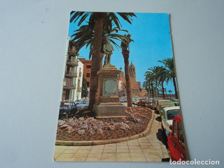 Postales: SITGES MONUMENTO A EL GRECO CIRCULADA 1985 - Foto 1