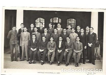 Postkarten: ANTIGUA POSTAL 8 PERITAJE INDUSTRIAL 3&ordm; A&Ntilde;O L ROISIN COLEGIO BONANOVA
