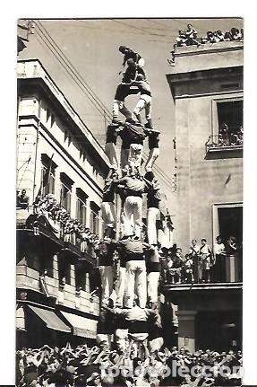 Postales: ANTIGUA POSTAL 51 VILAFRANCA DEL PENEDES CASTELLERS DEL VENDRELL EL QUATRE DE VUIT CUYAS