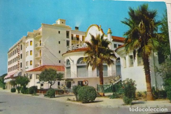 Postales: postal comarruga- balneario hotel brisamar