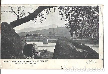 Postkarten: ANTIGUA POSTAL NUM 5 CREMALLERA DE MONISTROL A MONTSERRAT PUENTE DEL RIO LLOBREGAT