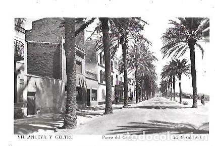 Postkarten: ANTIGUA POSTAL VILLANUEVA Y GELTRU PASEO DEL CARMEN R GASSO FOTO