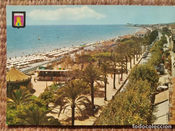 Postales: SITGES - BARCELONA - ESCUDO DE ORO - Foto 1