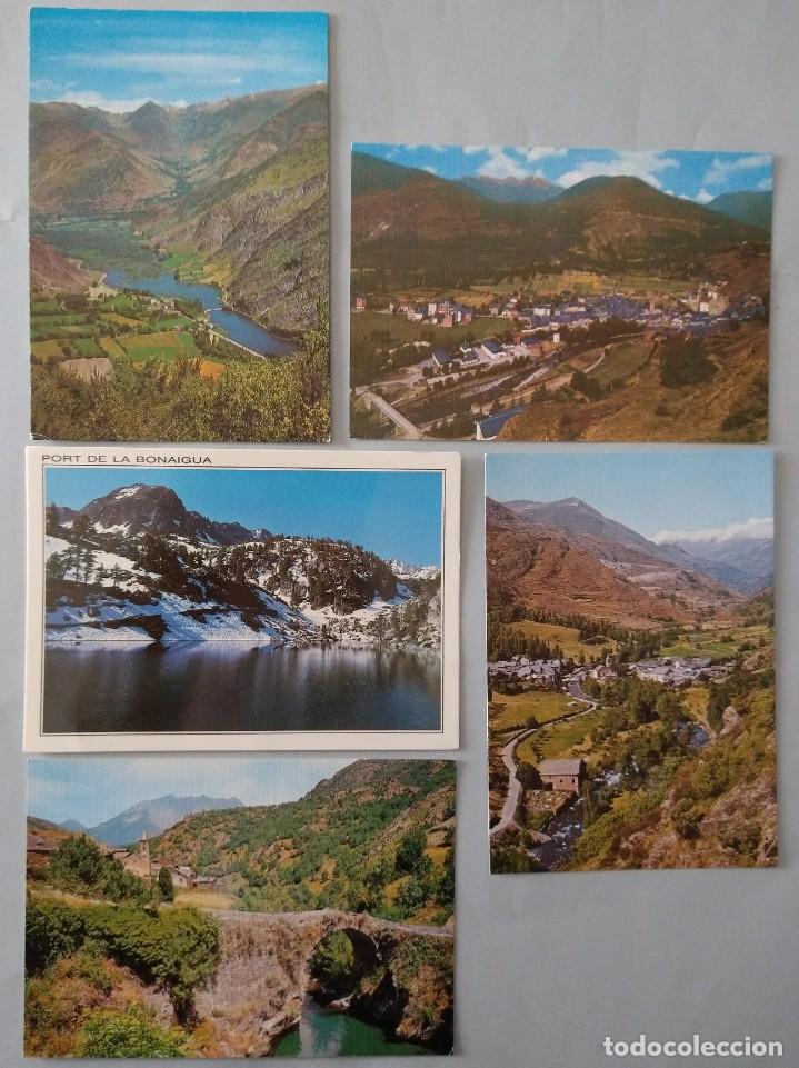 Postales: Lote 5 postales. Vall de Aneu, Pallars Guingueta Isil Bonaigua, Pirineos. Sin circular 80-90s ap