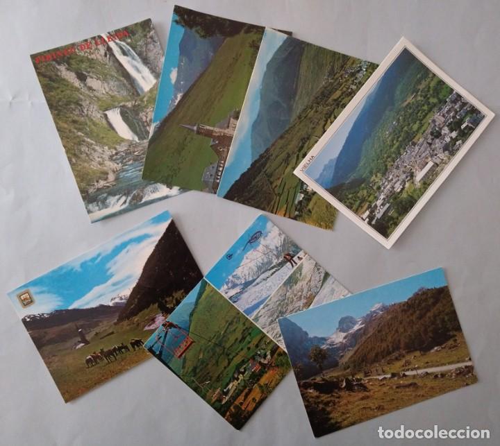 Postales: Lote 7 postales. Vall d&acute;Aran, Pirineos. Sin circular 80-90s ap