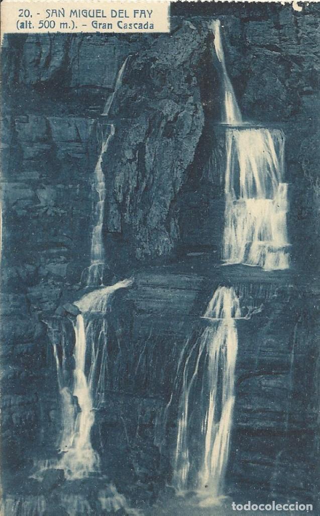 Postales: San Miguel del Fay. 20. Gran Cascada. 9x14 cm. Postal.