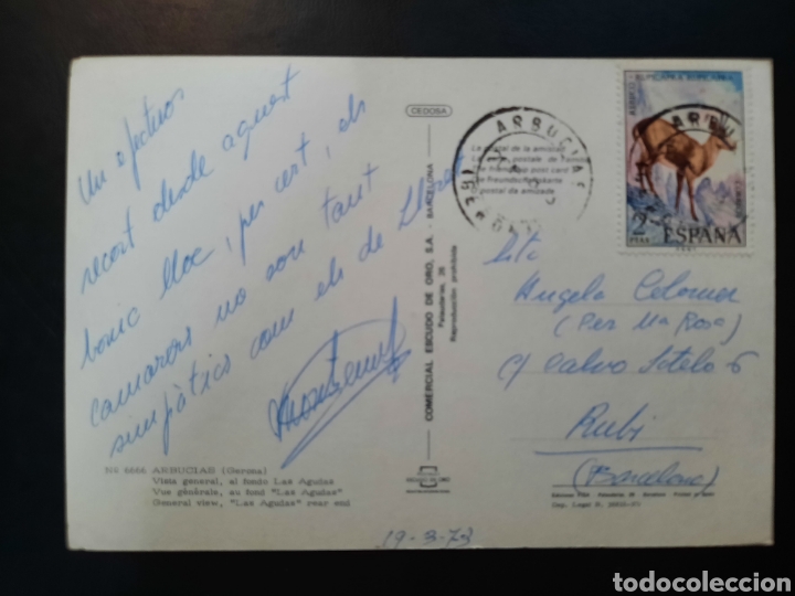 Postales: Postal de Albucias (Gerona) - Foto 2