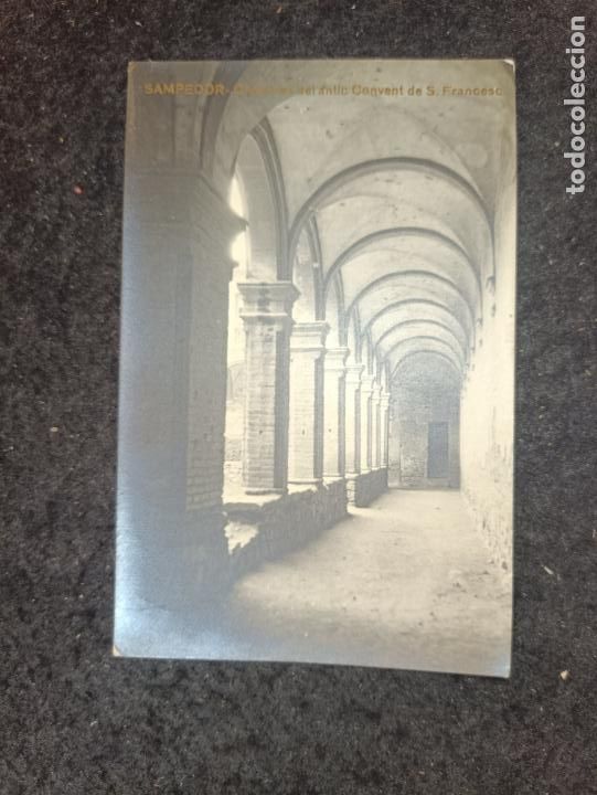 Cartoline: SANTPEDOR-SAMPEDOR-CLAUSTRES DEL ANTIC CONVENT DE SANT FRANCESC-FOTOGRAFICA-POSTAL ANTIGUA-(92.587)