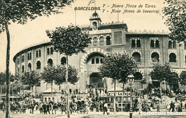 Postais: POSTAL. BARCELONA. Jorge Venini. 7 NUEVA PLAZA DE TOROS