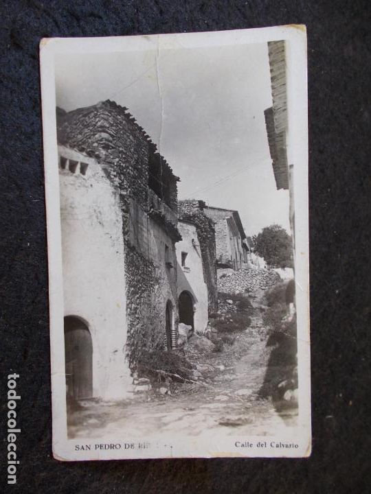 Postkarten: SAN PEDRO DE RIBAS-CALLE DEL CALVARIO-FOTOGRAFICA-POSTAL ANTIGUA-(92.652)