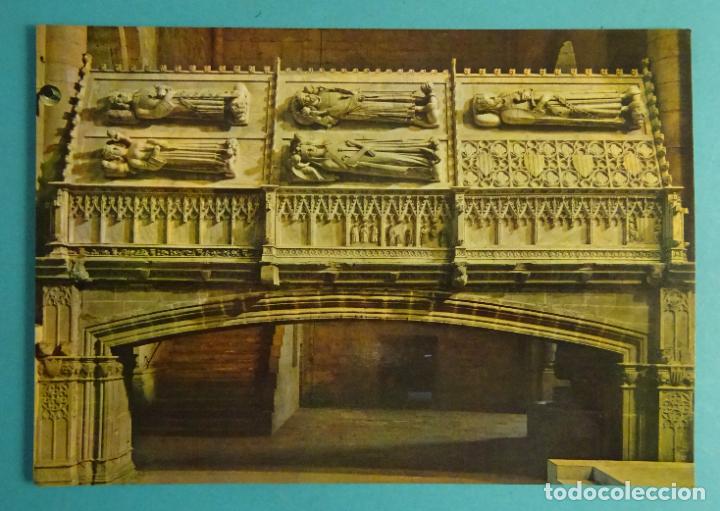 Postales: POSTAL TUMBAS REALES. REAL MONASTERIO DE POBLET