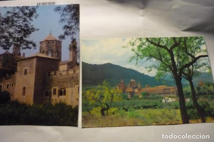 Postales: lote postales monasterio poblet cm