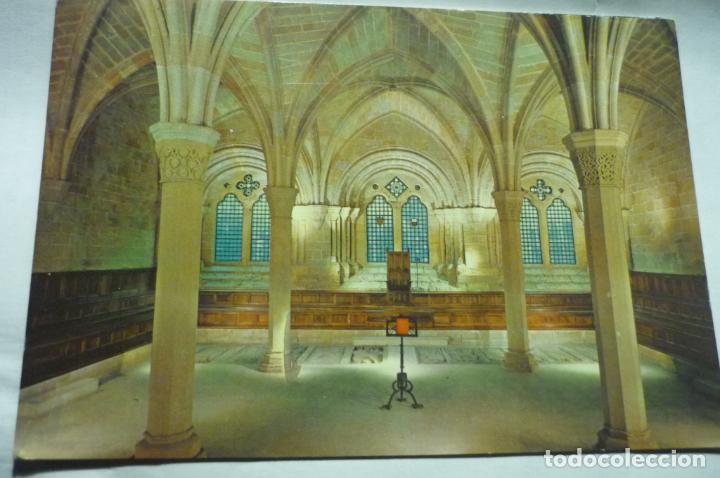 postal monasterio poblet sala capitular cm