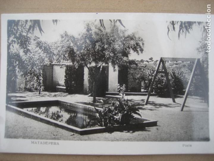 Postales: Matadepera. Pista. Escrita en dorso. - Foto 1
