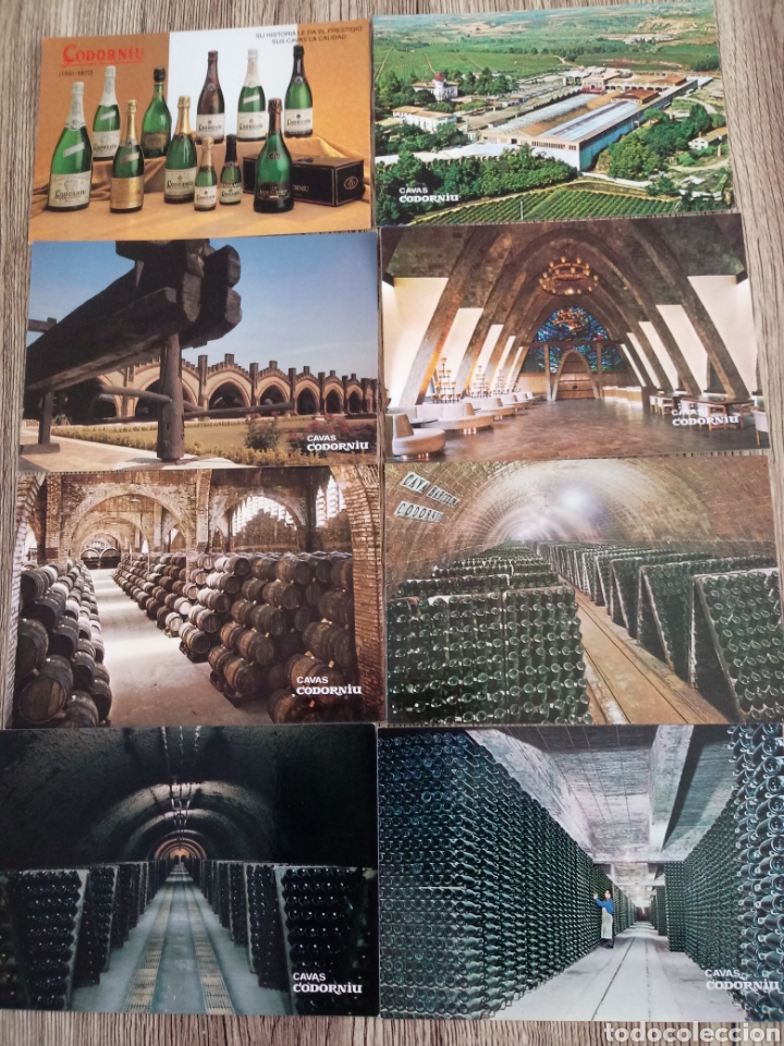 Postkarten: 8 postales de las Cavas Codorniu