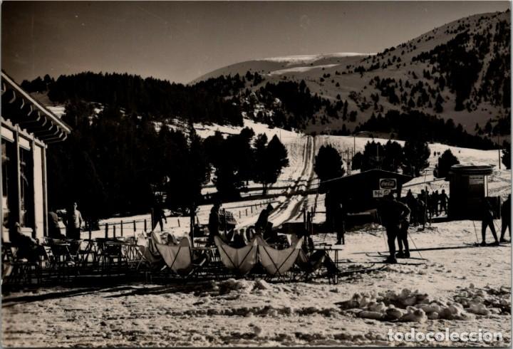 Postcards: La Molina - Pista larga y Snack Bar - Ed. Sicilia n&ordm; 19 - 148x100mm
