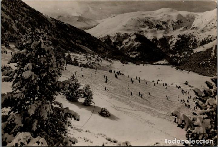 Postales: La Molina - Pista Larga. Al fondo Comabella y - Ed. Campa&ntilde;&aacute; y Puig Ferr&aacute;n Serie I n&ordm; 1029 - 145x98mm