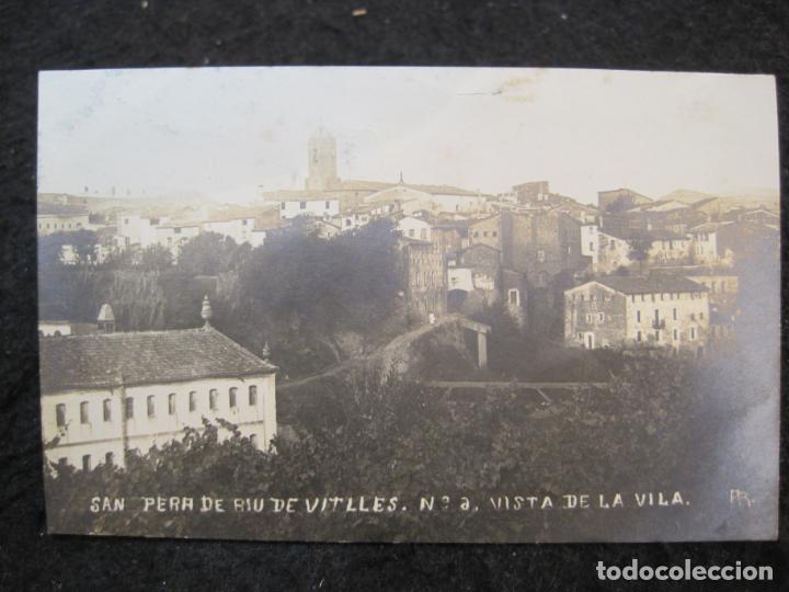 Postkarten: SANT PERE DE RIUDEVITLLES-VISTA DE LA VILLA-FOTOGRAFICA-POSTAL ANTIGUA-(93.151)