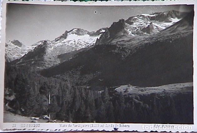 Postales: BENASQUE. VISTA DE PERDIGUERO DESDE LA RIBERA - Foto 1