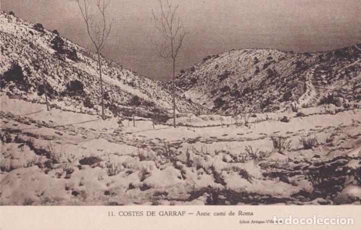 Postales: COSTES DE GARRAF, ANTIC CAMI DE ROMA &ndash; CLIX&Eacute; ARTIGAS VILANONA N&ordm;11 &ndash; S/C