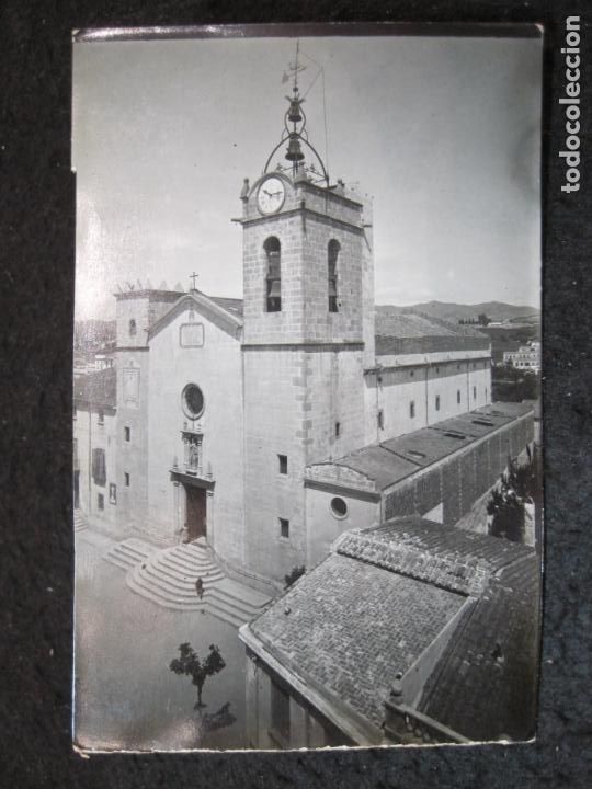 Postcards: MASNOU-IGLESIA-FOTOGRAFIA ANTIGUA-VER FOTOS-(93.176)