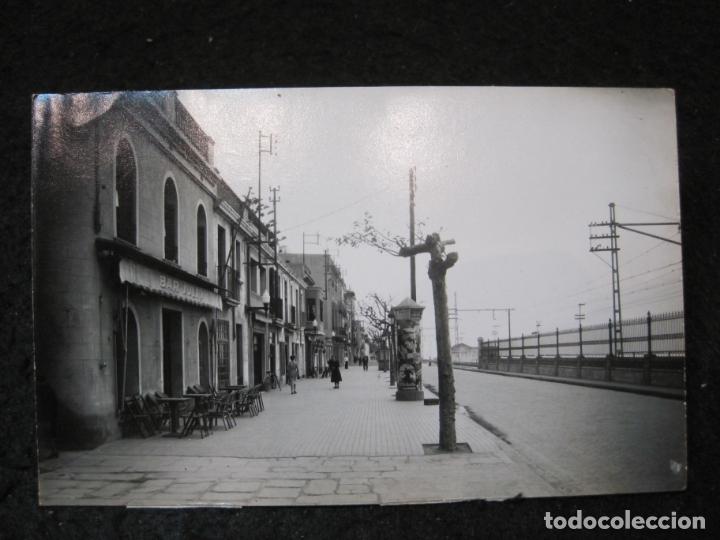 Postcards: MASNOU-PASEO DEL GENERALISIMO-BAR JULIO-FOTOGRAFIA ANTIGUA-VER FOTOS-(93.181)