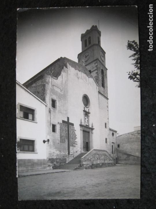 Postcards: MASNOU-IGLESIA PARROQUIAL-FOTOGRAFIA ANTIGUA-VER FOTOS-(93.184)
