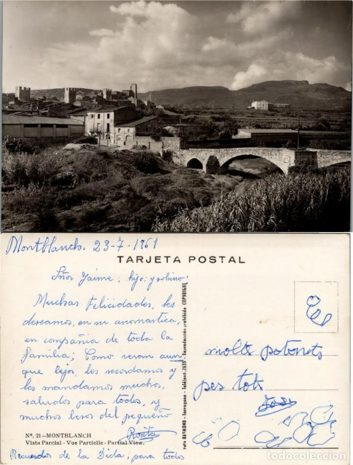 Postales: Montblanch - Vista parcial - Foto Raymond n&ordm; 21 - 151x99mm.