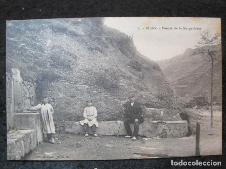 Postkarten: RIBAS-FUENTE NARGARIDETA-COL RIERA-MAURI FOT-5-POSTAL ANTIGUA-(93.299)