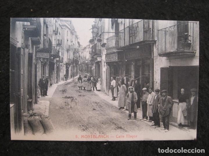 Postcards: MONTBLANCH-CALLE MAYOR-ROISIN-5-POSTAL ANTIGUA-(93.302)