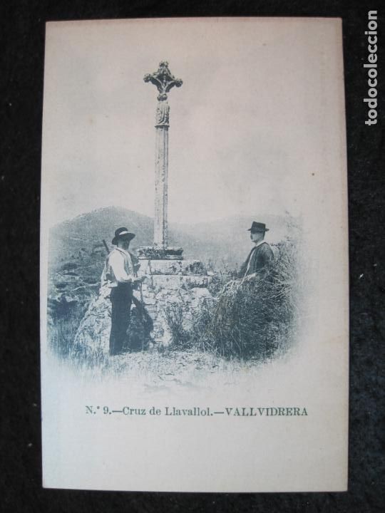 Postkarten: BARCELONA-VALLVIDRERA-CRUZ DE LLAVALLOL-REVERSO SIN DIVIDIR-POSTAL ANTIGUA-(93.314)