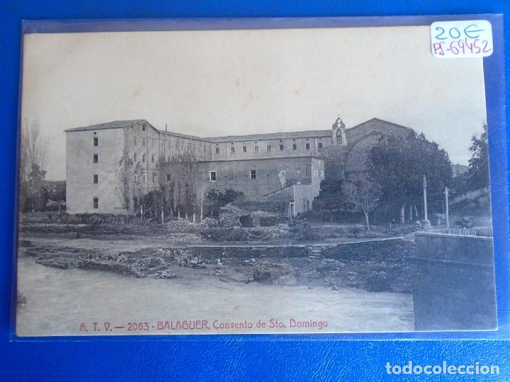 Postales: (PS-69452)POSTAL DE BALAGUER-CONVENTO DE STO.DOMINGO.A.T.V.2063